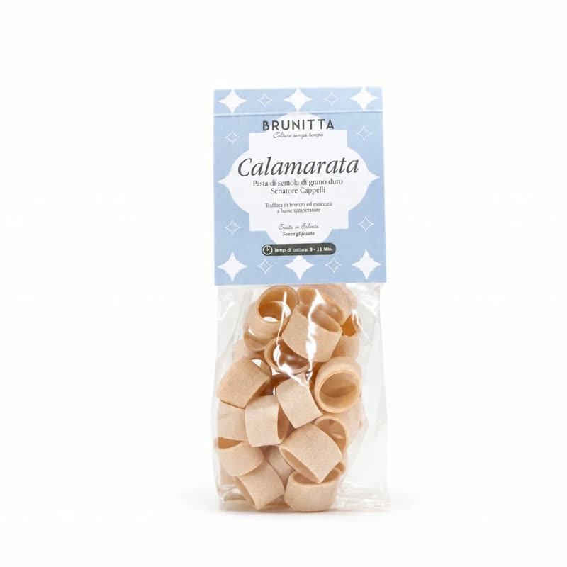 Calamarata Brunitta 70g — pasta di grano Senatore Cappelli