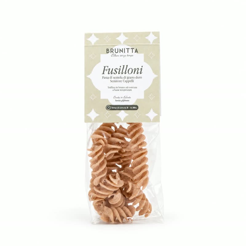 Fusilloni Brunitta 70g — pasta di grano Senatore Cappelli